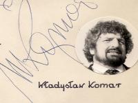 autograf Władysława Komara