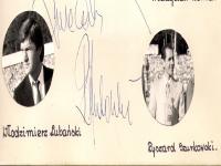 autografy,Włodzimierza Lubańskiego i Ryszarda Szurkowskiego