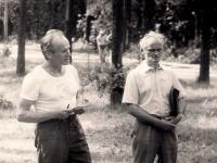Z.Cendrowski i  Z.Kwiatkowski na spotkaniu z opiekunami ekip
